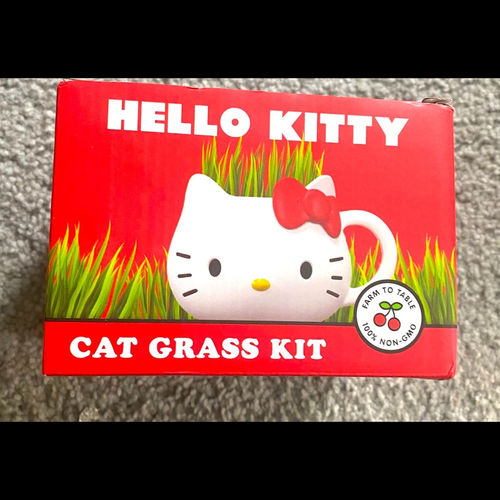 Hello Kitty Cat Grass Kit